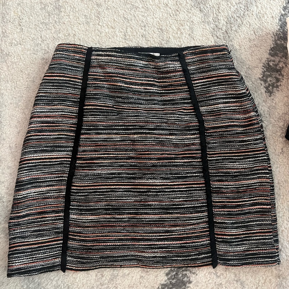 LOFT MULTI COLORED SKIRT